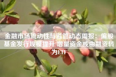 金融市场流动性与监管动态周报：偏股基金发行规模提升 增量资金或由融资转为ETF