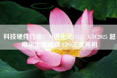 科技硬件行业：AI进化论(11)：GTC2025 超摩尔定律延续 CPO正式亮相
