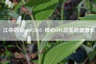 江中药业(600750)：核心OTC品类稳健增长