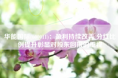 华能国际(600011)：盈利持续改善 分红比例提升彰显对股东回报的重视
