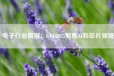 电子行业周报：GTC2025聚焦AI和芯片领域