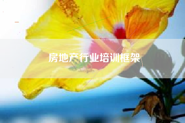 房地产行业培训框架