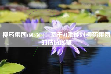 柳药集团(603368)：基于AI赋能对柳药集团的估值展望