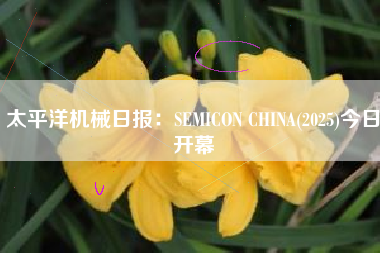 太平洋机械日报：SEMICON CHINA(2025)今日开幕