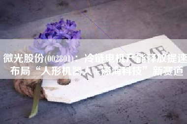 微光股份(002801)：冷链电机产能释放提速 布局“人形机器人+深海科技”新赛道