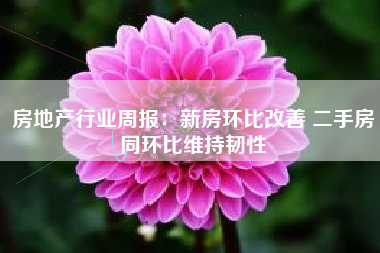 房地产行业周报：新房环比改善 二手房同环比维持韧性