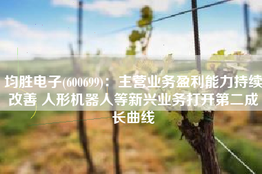 均胜电子(600699)：主营业务盈利能力持续改善 人形机器人等新兴业务打开第二成长曲线