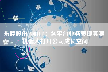 东睦股份(600114)：各平台业务表现亮眼 机器人打开公司成长空间