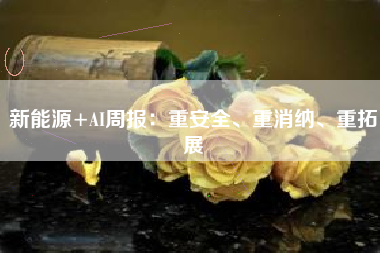 新能源+AI周报：重安全、重消纳、重拓展