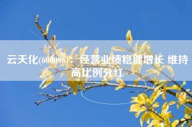 云天化(600096)：经营业绩稳健增长 维持高比例分红