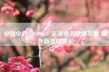 中国中铁(601390)：资源业务稳健发展 海外新签稳增长