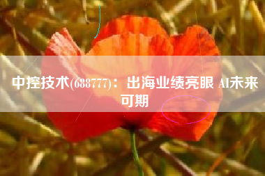 中控技术(688777)：出海业绩亮眼 AI未来可期