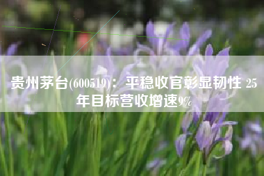 贵州茅台(600519)：平稳收官彰显韧性 25年目标营收增速9%