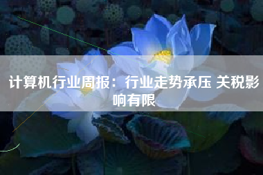 计算机行业周报：行业走势承压 关税影响有限