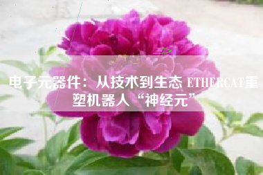 电子元器件：从技术到生态 ETHERCAT重塑机器人“神经元”