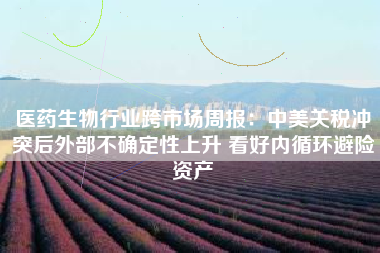 医药生物行业跨市场周报：中美关税冲突后外部不确定性上升 看好内循环避险资产