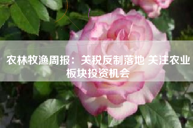 农林牧渔周报：关税反制落地 关注农业板块投资机会