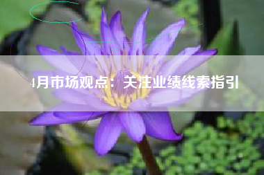 4月市场观点：关注业绩线索指引
