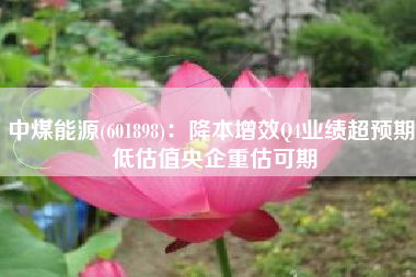 中煤能源(601898)：降本增效Q4业绩超预期 低估值央企重估可期