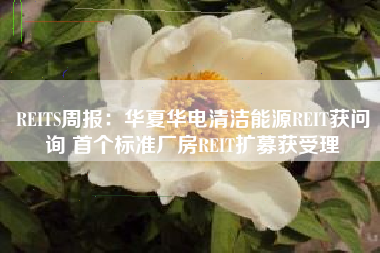 REITS周报：华夏华电清洁能源REIT获问询 首个标准厂房REIT扩募获受理