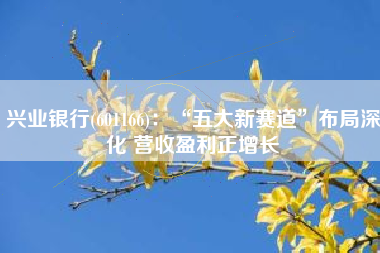 兴业银行(601166)：“五大新赛道”布局深化 营收盈利正增长