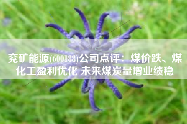 兖矿能源(600188)公司点评：煤价跌、煤化工盈利优化 未来煤炭量增业绩稳