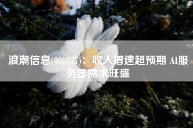 浪潮信息(000977)：收入增速超预期 AI服务器需求旺盛