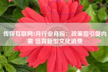 传媒互联网3月行业月报：政策指引促内需 培育新型文化消费