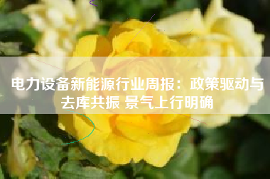 电力设备新能源行业周报：政策驱动与去库共振 景气上行明确