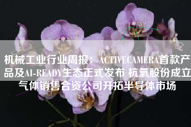 机械工业行业周报：ACTIVECAMERA首款产品及AI-READY生态正式发布 杭氧股份成立气体销售合资公司开拓半导体市场