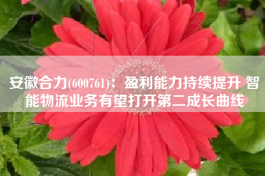 安徽合力(600761)：盈利能力持续提升 智能物流业务有望打开第二成长曲线