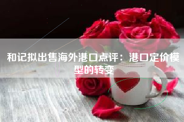 和记拟出售海外港口点评：港口定价模型的转变