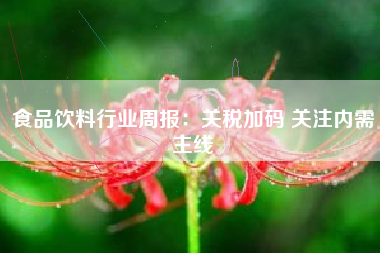 食品饮料行业周报：关税加码 关注内需主线