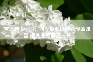 吉比特(603444)：四季度业绩环比显著改善 境外业务高速成长