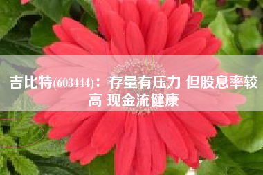 吉比特(603444)：存量有压力 但股息率较高 现金流健康