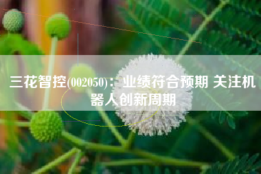 三花智控(002050)：业绩符合预期 关注机器人创新周期