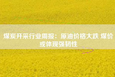煤炭开采行业周报：原油价格大跌 煤价或体现强韧性