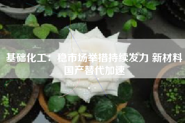 基础化工：稳市场举措持续发力 新材料国产替代加速