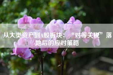 从大类资产到A股板块：“对等关税”落地后的应对策略