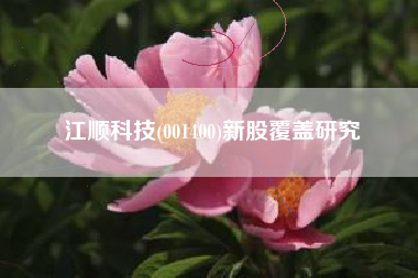 江顺科技(001400)新股覆盖研究