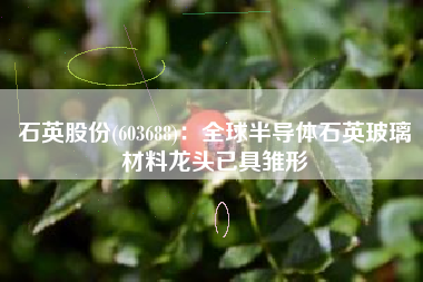 石英股份(603688)：全球半导体石英玻璃材料龙头已具雏形