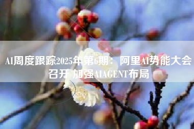 AI周度跟踪2025年第6期：阿里AI势能大会召开 加强AIAGENT布局