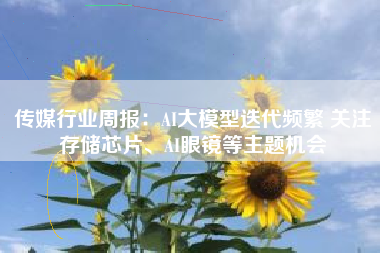传媒行业周报：AI大模型迭代频繁 关注存储芯片、AI眼镜等主题机会