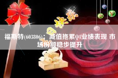 福斯特(603806)：减值拖累Q4业绩表现 市场份额稳步提升