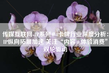 传媒互联网-IP系列#4卡牌行业深度分析：IP纵向拓展加速 关注“内容+体验消费”双轮驱动