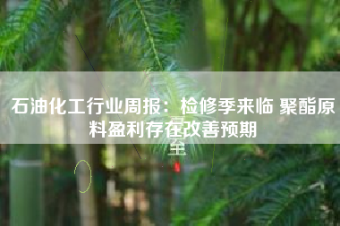 石油化工行业周报：检修季来临 聚酯原料盈利存在改善预期