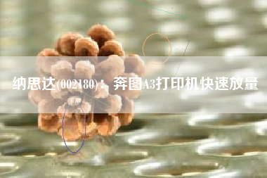 纳思达(002180)：奔图A3打印机快速放量