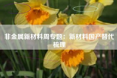非金属新材料周专题：新材料国产替代梳理