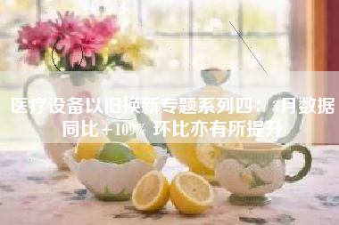 医疗设备以旧换新专题系列四：3月数据同比+109% 环比亦有所提升