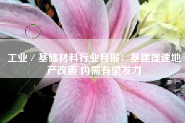 工业／基础材料行业月报：基建提速地产改善 内需有望发力
